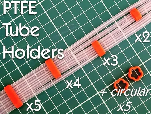 x5 x4 x3 x2 ptfe tube holder - simplest design 3d by olo deepdelver on thangs 3d print model - Mito3D