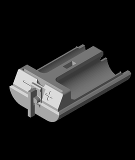xbox 360 suporte bateria ktommy2 3d print model - Mito3D