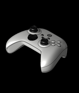 xbox 360 controlador 3d modelo chovendo 3d print model - Mito3D