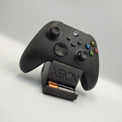 xbox controller stand battery holder logo - 3d by bamingodesign on thangs 3d print model - Mito3D