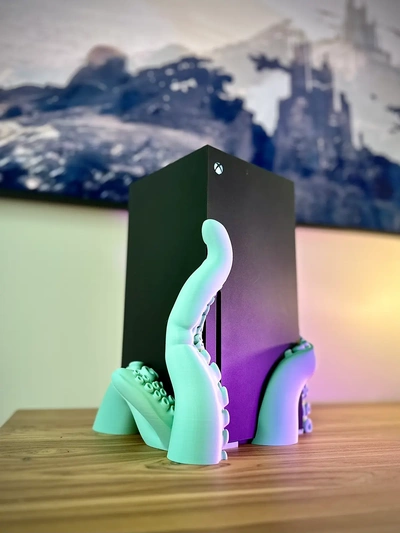 xbox series x tentacle dock - print-in-place 3d by holoprops on thangs 3d print model - Mito3D