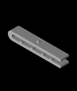 xmas tie clip jerrycon 3d print model - Mito3D