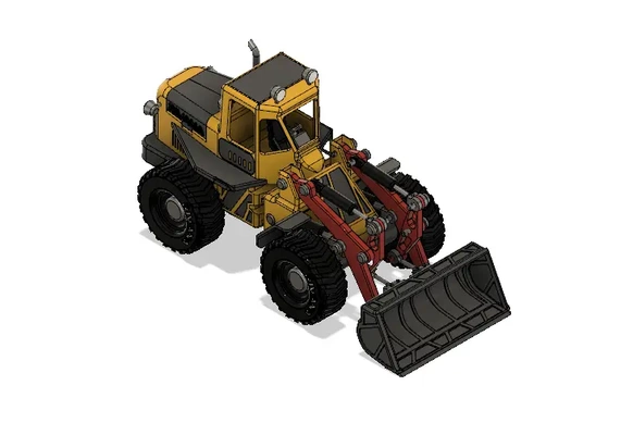 yellow loader movements - 3d by blackjack123 on thangs 3d print model - Mito3D
