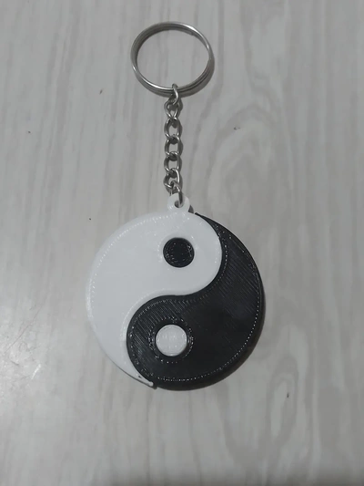 yin yang llavero 3d by abelzoco on gracias 3d print model - Mito3D