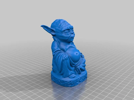 yoda original pop-culture buddha - 3d by chrism8001 on thangs 3d print model - Mito3D