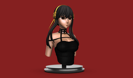 yor forger -spyxfamily - chelscct chelseycreatesthings 3d print model - Mito3D
