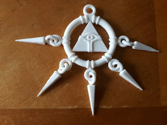 yugioh- millennium ring - 3d by roninmeyneth on thangs 3d print model - Mito3D