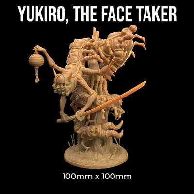 yukiro face taker - 3d by dragon trappers lodge on thangs 3d print model - Mito3D