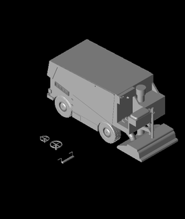 Zamboni 5 Eis Resurfacer Mars Hobbys Spiele 3d print model - Mito3D