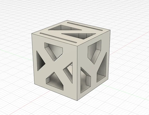 fio calibração cubo 3d by tático digital on 3d print model - Mito3D
