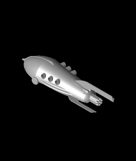Zathura vaisseau spatial Mars passe temps Jeux 3d print model - Mito3D