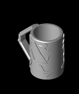 zelda style cup-mug-koozie 330ml Hobbies & Games 3d print model - Mito3D