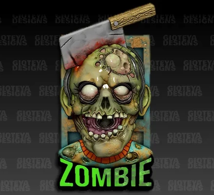 zombie v1 stl 3d by gioteya designs on danke 3d print model - Mito3D