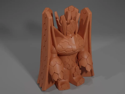 zygarde complete form pokemon figure in style of bandai finger puppets - 3d by mechatronist on thangs 3d print model - Mito3D