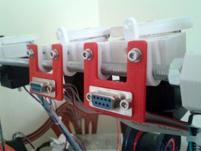reprappro mendel 9-pin d-tipo de conector montaje 3d la impresora accesorios db9 dtype electrónica multicolor tricolor cableado 3d print model - Mito3D