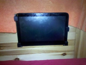 exopc tablet wall-mount other c-base ijon ipad robolab tablet-pc wallmount openscad parametric reprap 3d print model - Mito3D