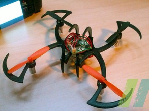 ravager quadro udi u816 quadcopter rc veículos 3d print model - Mito3D