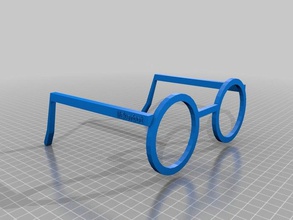 meu óculos personalizado 3d print model - Mito3D