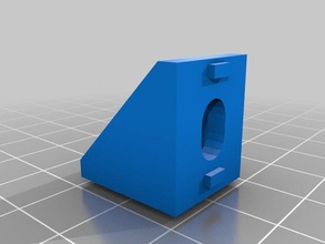 adafruit aluminum extrusion corner brace support 20x20 3d printer parts 2020 3d print model - Mito3D