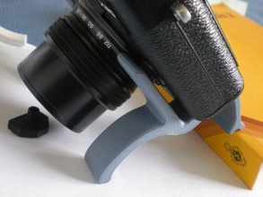 camera tilt tripod alternative holder macro photography 3d print model - Mito3D
