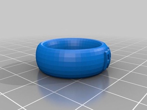 rr chnm anillo de la moda personalizado 3d print model - Mito3D