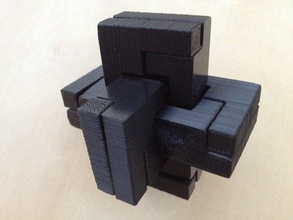 seis linces ibéricos rompecabezas puzzles Impresora 3d burr enclavamiento 3d print model - Mito3D