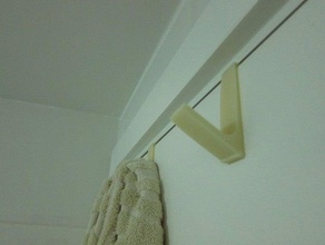 towel hook other hanger household openscad 3d print model - Mito3D