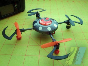 falce supporto motore udi u816 quadcopter rc veicoli 3d print model - Mito3D