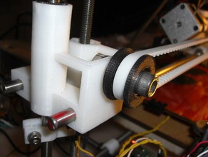 pimped prusa pulley 3d printer parts openscad 3d print model - Mito3D
