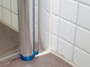 shower door pivot hinge replacement bathroom part 3d print model - Mito3D