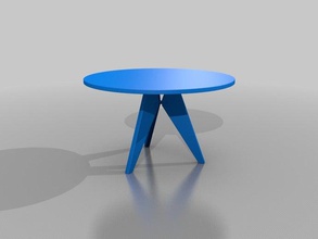 prouve table stl kitchen dining 3d print model - Mito3D