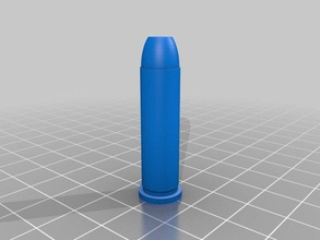 parametric bullet sculptures 357 40 45acp 9mm open scad stage prop wikipedia 3d print model - Mito3D