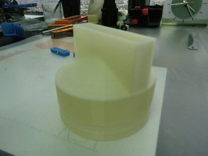 100 mm tubo de escape la ventana adaptador 3d impresora accesorios 3d print model - Mito3D