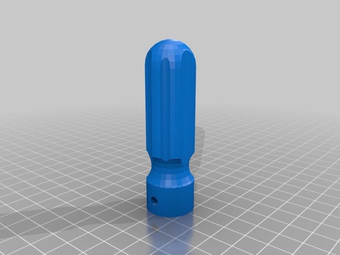 7mm personalizzato punta da trapano maniglie strumenti 3D print model - Mito3D