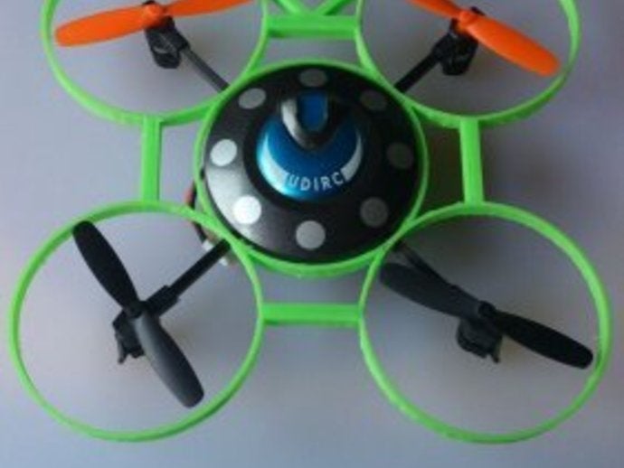 microquad Rahmen rc Fahrzeuge udi u816 3D print model - Mito3D