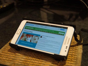 suporte de mesa samsung galaxy note móveis telefone 3d print model - Mito3D