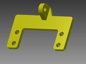 greg fan duct support mounting plate 3d printer parts carriadge fanduct reprap 3d print model - Mito3D