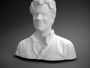 rick karr other face head human male 3d print model - Mito3D