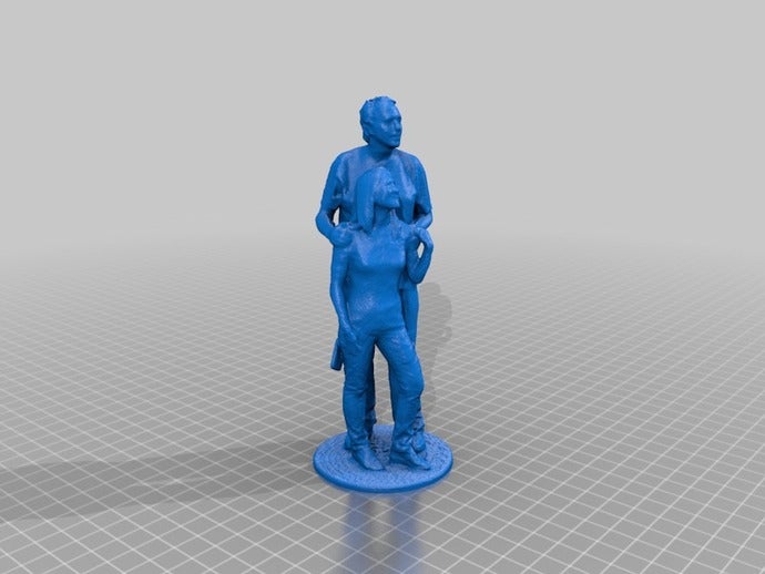 danbury makerfaire organizer mikes family scans replicas coney island figurine human portrait scan-a-rama 3D print model - Mito3D