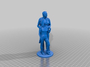 danbury makerfaire organizer mikes family scans replicas coney island figurine human portrait scan-a-rama 3d print model - Mito3D