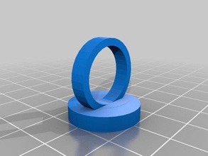 la princesa anillo de twitter impresión accesorios personalizado 3d print model - Mito3D