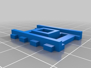 ray dedektörü 3d baskı sepeti minecraft printcraft 3d print model - Mito3D
