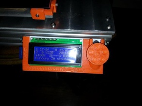 aluminatus inteligente de controle lcd botão 6mm eixo 3d a impressora partes codificador trindade trinitylabs trinityone laboratórios 3d print model - Mito3D