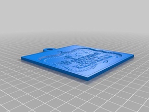 willkommen unser Haus 2d Kunst angepasst 3d print model - Mito3D
