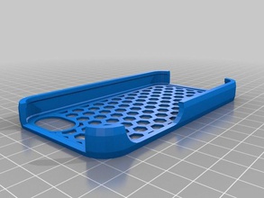 hex iphone 4 Fall mobile angepasst 3d print model - Mito3D