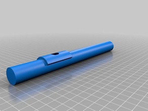 concert flute mouthpiece music 3d print model - Mito3D