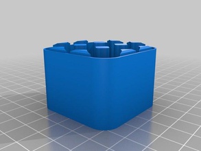 3x3 akkus containers customized 3d print model - Mito3D
