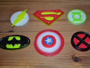 superman logo işaretler logoları Süpermen işareti sembolü 3d print model - Mito3D