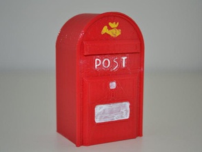 danese postbox le scansioni repliche casella di posta la danimarca post 3d print model - Mito3D