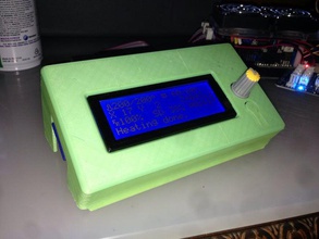gadgets3d lcd de la cubierta del controlador impresora accesorios 3d print model - Mito3D